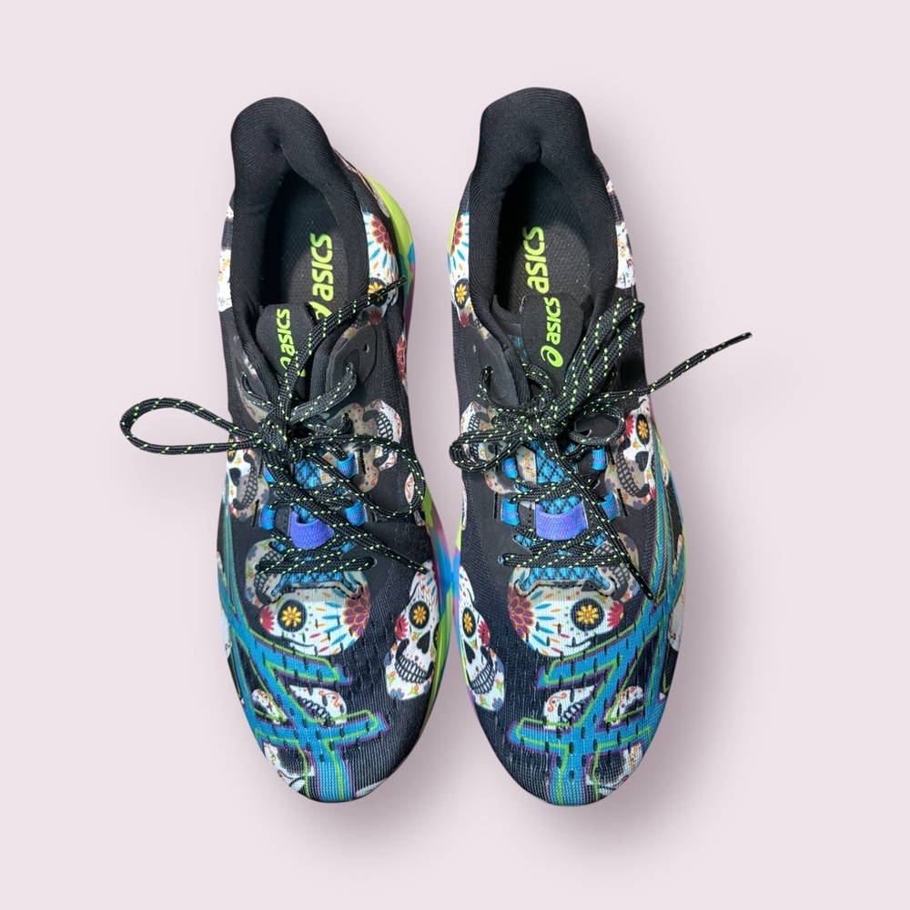 Women’s ASICS NOOSA TRI 15 LIMITED EDITION 'AVANT GARDE SKULL' Size 10 - Picture 6 of 7